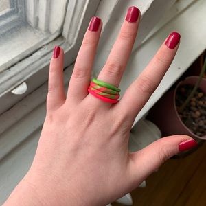 FREE ADD ON - Handmade Statement Clay Ring - 7.5